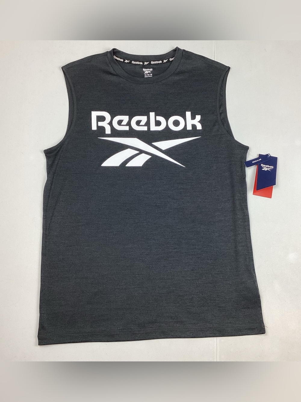 Reebok Gladiator Logo Muscle Athletic Top Medium NEW! Retail $25